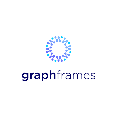 GraphFrames Logo - an open-source software project for big data networks Design by Blessing.Std