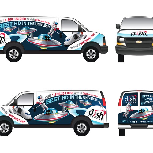 V&S 002 ~ REDESIGN THE DISH NETWORK INSTALLATION FLEET Design by rjsdesign