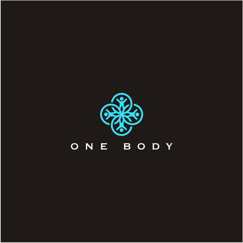 Design a logo for One Body Software showing inter-church community in the One Body of Christ. Design by Olvenion