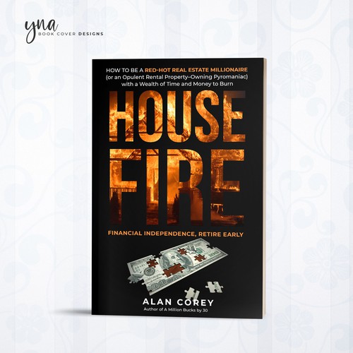 Eye-catching BOOK COVER with REAL ESTATE and EARLY RETIREMENT focus Design by Yna