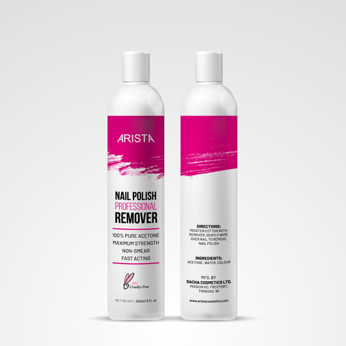 Arista Nail Polish Remover デザイン by Sayyed Jamshed