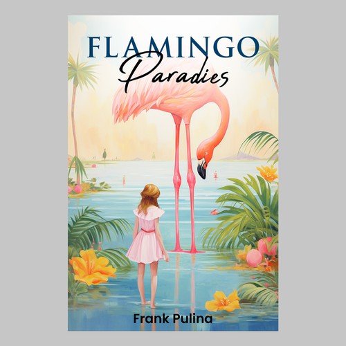 Flamingo Paradies Book Cover Design by MbahDjoyo