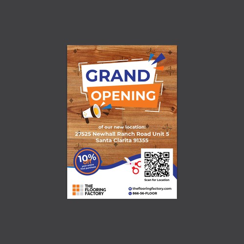 Grand Opening Flyer Design von 2thumbs