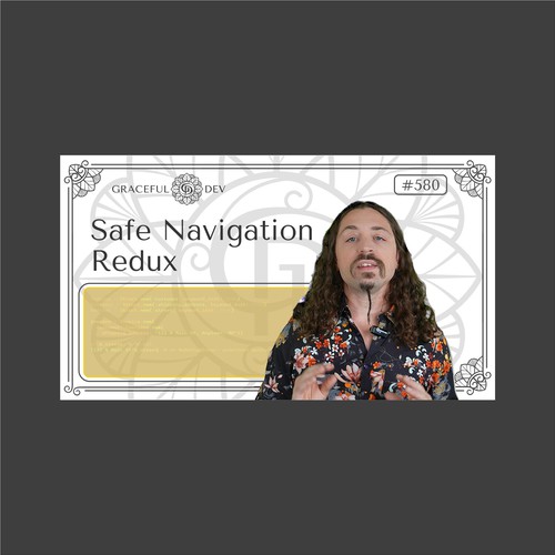 Video (YouTube etc.) Thumbnail Template for Software Development Screencast Episodes Design by ghandy ginanjar
