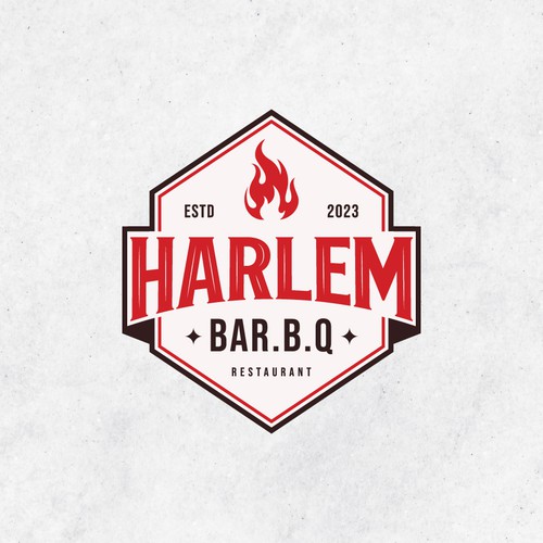 Harlem Bar B Q Design por Anita Amanda