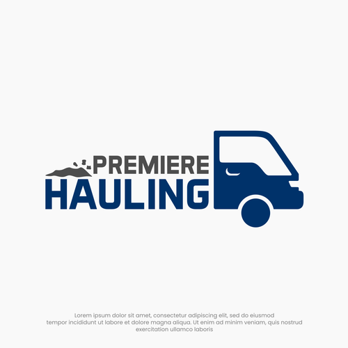 Premiere Hauling Logo Design Diseño de ChemcoRD
