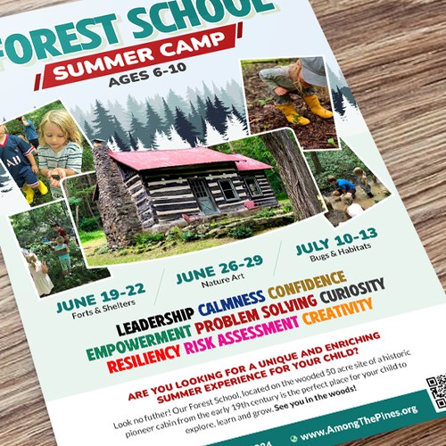 Design Forest School summer camp por Y&B