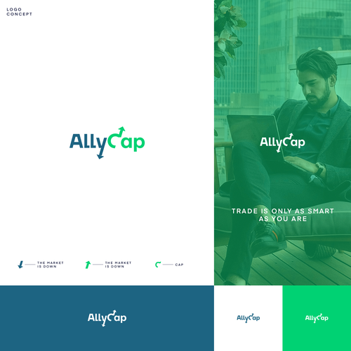 Put your rally cap on for AllyCap! Looking for a stock trading logo. Design by Youssef Ait