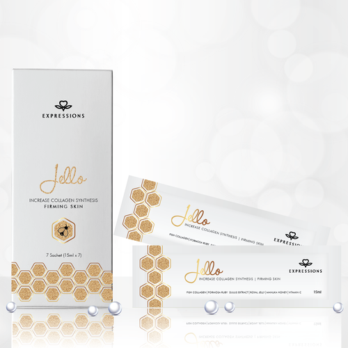 Packaging design for 1 of the hottest selling beauty Jelly Réalisé par Loribal