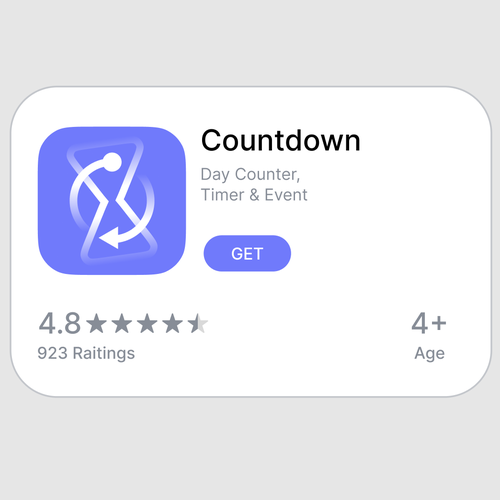 iOS Countdown App Icon Redesign Design von Archer Agent