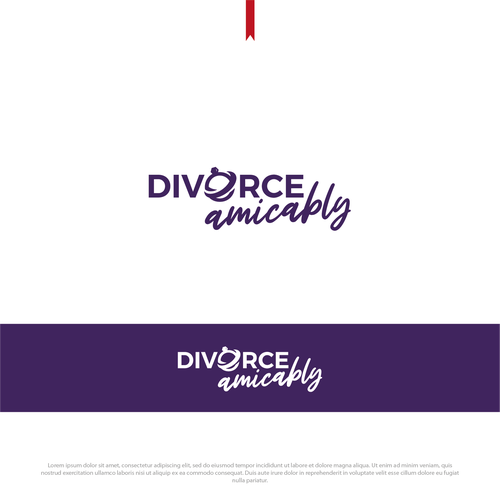 Logo for a new, healthy way for reasonable people to divorce Design by AalianShaz