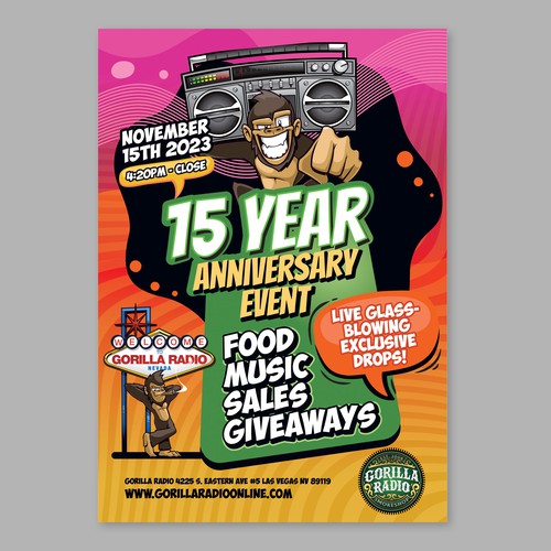 15 Year Anniversary Flyer Design Design by Mulyana D-Zign