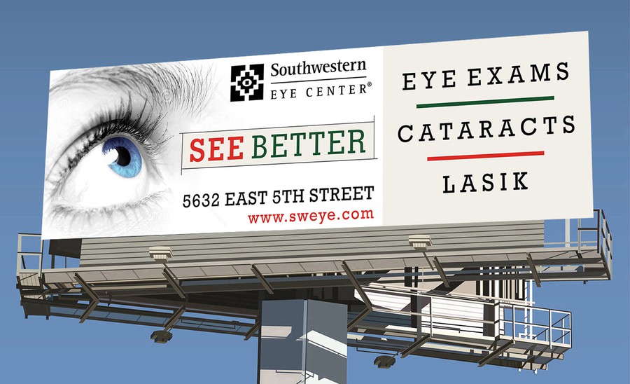 SWEYE Billboard Eye Chart Signage contest
