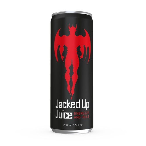 Jacked Up Juice Energy Drink Design by akwas