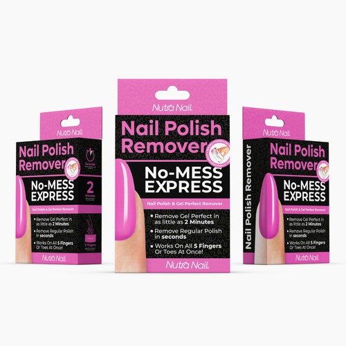 Nutra Nail Gel Remover Design by Seif.