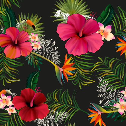 Tropical Fabric Print - Textile Designers & Illustrators Los Angeles fashion brand needs your designs Design by ash00 Designs