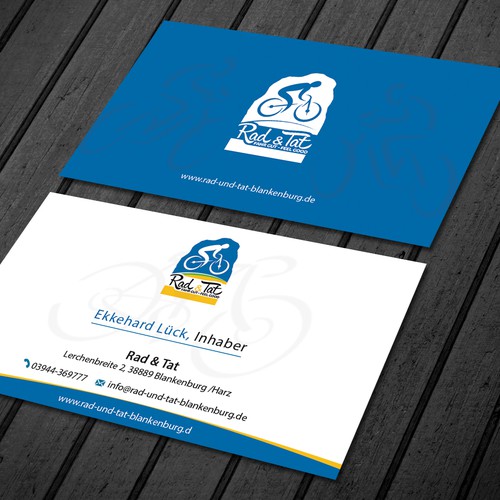 **modern Bike-store needs Business-Cards** Design by deviserpark