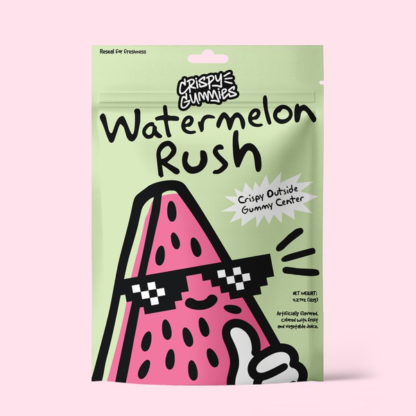 CrispyGummies Watermelon Rush