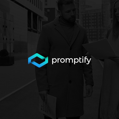 Modern, Simple and Sleek Logo for Promptify.com Design by VisibleGravity™