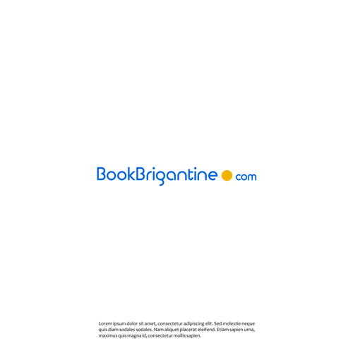 BookBrigantine.com Simple Vacation Rental Logo Design by X'Arts ☑️