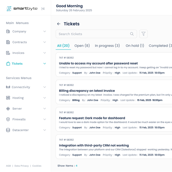 SmartByte Web Application Design