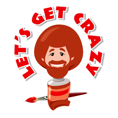 Bob Ross Illustration
