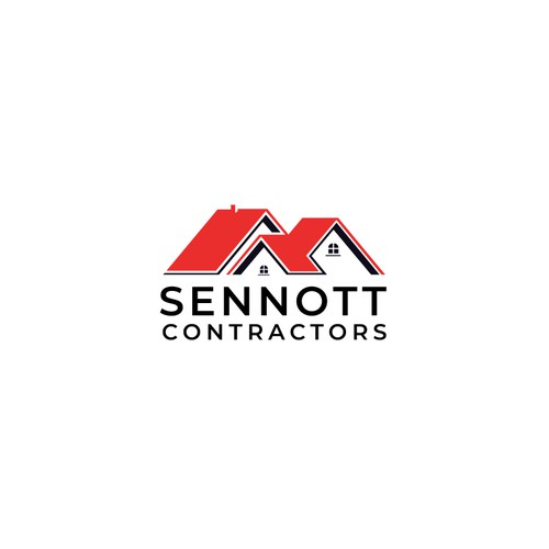 Bold, easy to read logo for construction company specializing in exterior renovations Design by Ashik99d