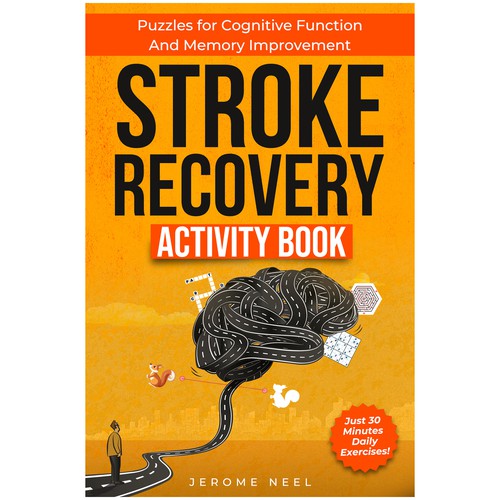 Stroke recovery activity book: Puzzles for cognitive function and memory improvement Réalisé par Imttoo