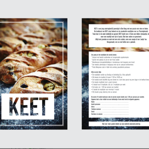 Postcard, flyer or print contest entry by The Creative Bucket