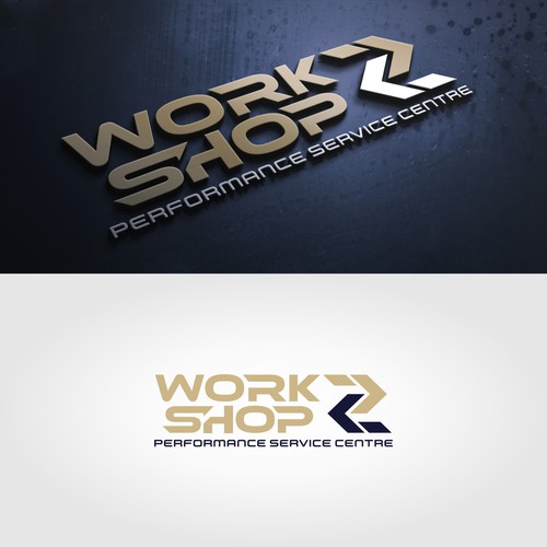 Prestige Trusted Logo for high end garage that's partnered with another brand Diseño de adrian perdana