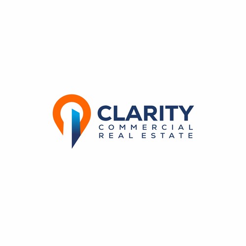 Logo + Brand Guide for Clarity Commercial Real Estate Design by Brain.co