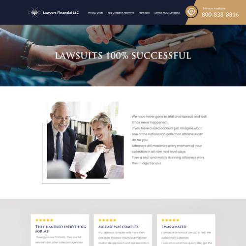 Debt Collection Website Design by Ilmash Network