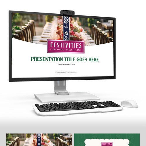 Festivities Powerpoint Deck Design by Wisden