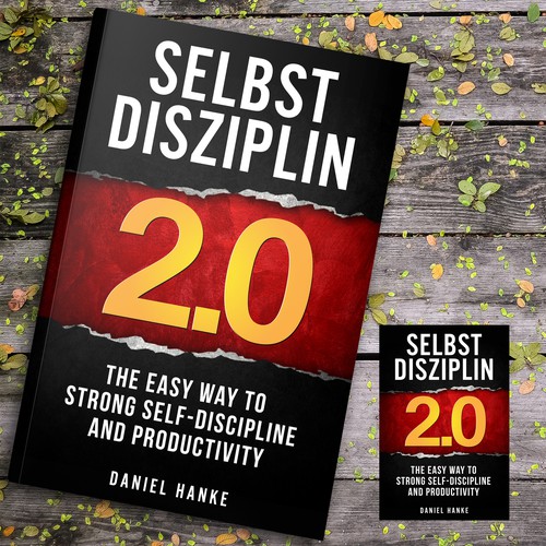 Book cover for a book about SELF-DISCIPLINE Design by Yesna99