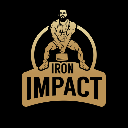 Forged Iron like Logo for an online strength & powerlifting coaching Design by irawan inc