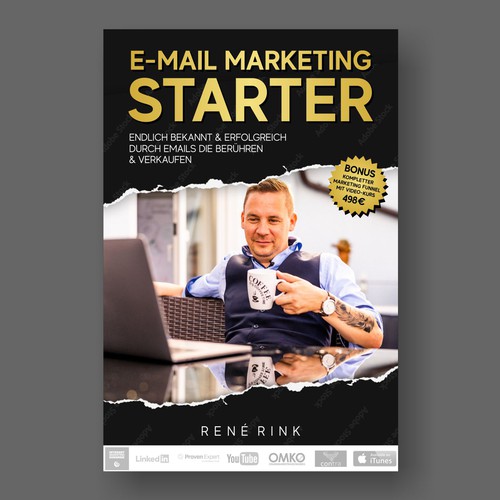 New E-Mail Marketing Best-Seller Books news #1 Cover Design by kautsart