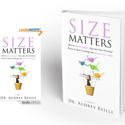 Design an Inspiring Book Cover for "Size Matters" on Dreaming Big! Design by Milan Kojic Art