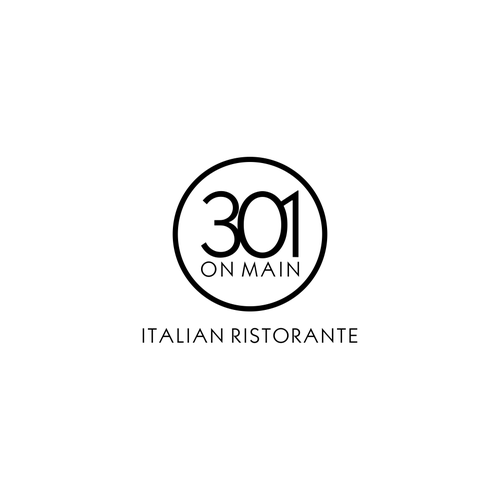 RESTAURANT 301 ADD ITALIAN RISTORANTE under logo Design by tawwoon