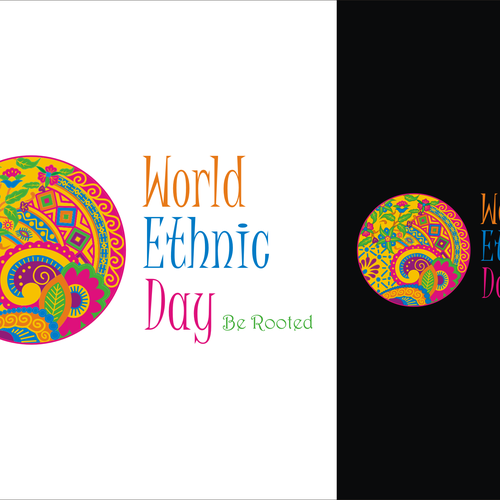 Logo for World Ethnic Day to celebrate ethnic cultures of the world Design by Briantho