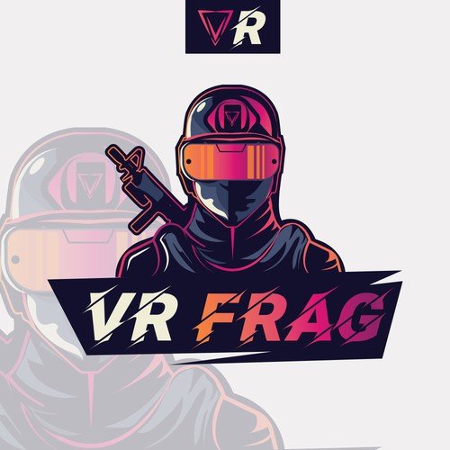 VR shooter played at large space VR arcades is looking for a logo. Réalisé par BAHAA FIKRY