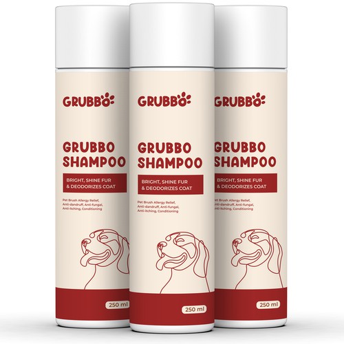 Design label for dog shampoo Design by Imee008