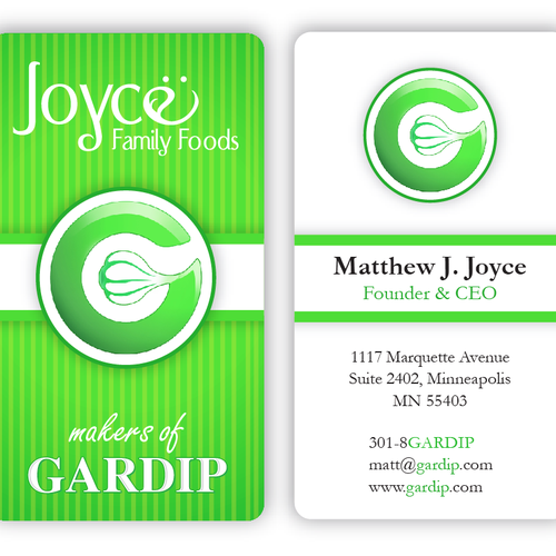 New stationery wanted for Joyce Family Foods デザイン by pecas™