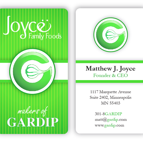 New stationery wanted for Joyce Family Foods Réalisé par pecas™