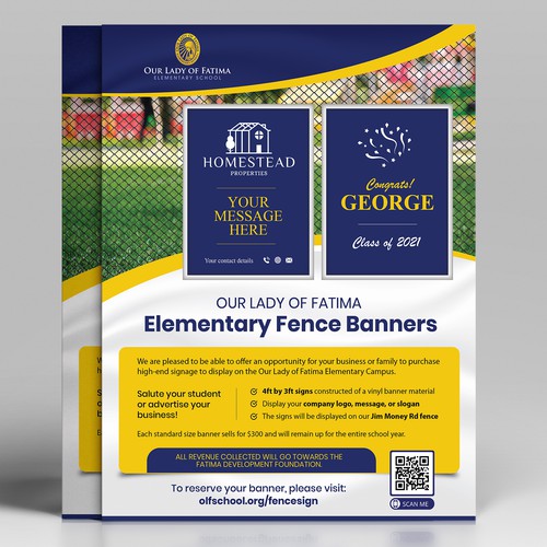 Design a scintillating flyer for fence ad campaign Design by Maximillian