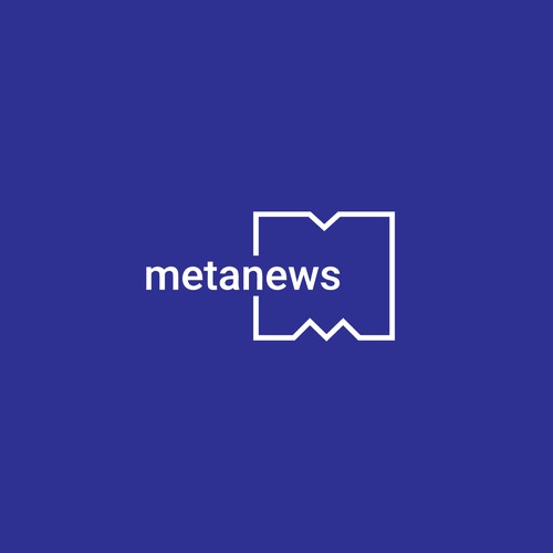 Design a logo for a web3 News platform called MetaNews Design by DREN DESIGN