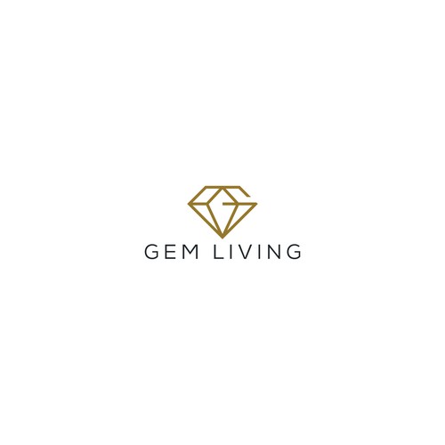 Geometrical, minimalist, modern brand design for Gem Living Design by Mittpro™ ☑