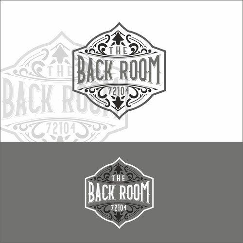 "The Back Room" logo contest for a masculine room in a home decor and gift shop Design by ElShanum Designs