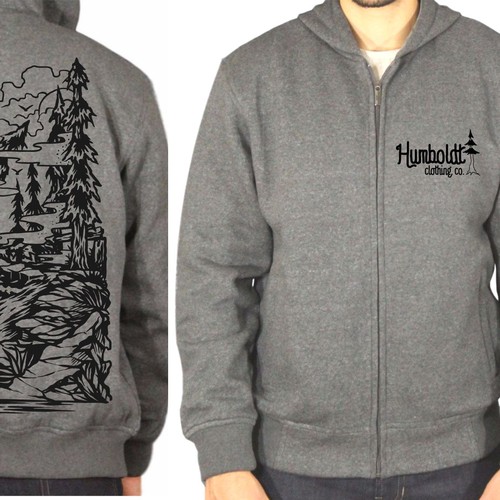 Humboldt Clothing Company needs original pen and ink style hoodie design Design by BRTHR-ED