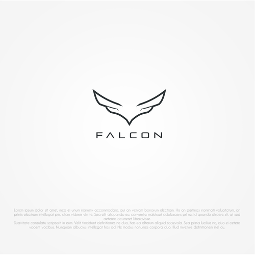 Falcon Sports Apparel logo Diseño de pixelgarden