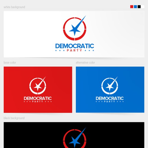 The American Political Parties Need a Logo Re-Design! Design by Arkline©